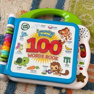 Learning Friends 100 Words Book - Green and White